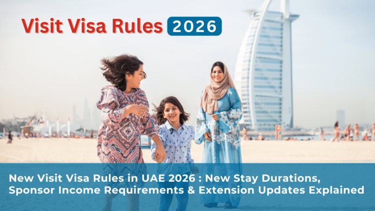 new visit visa rules in UAE 2026