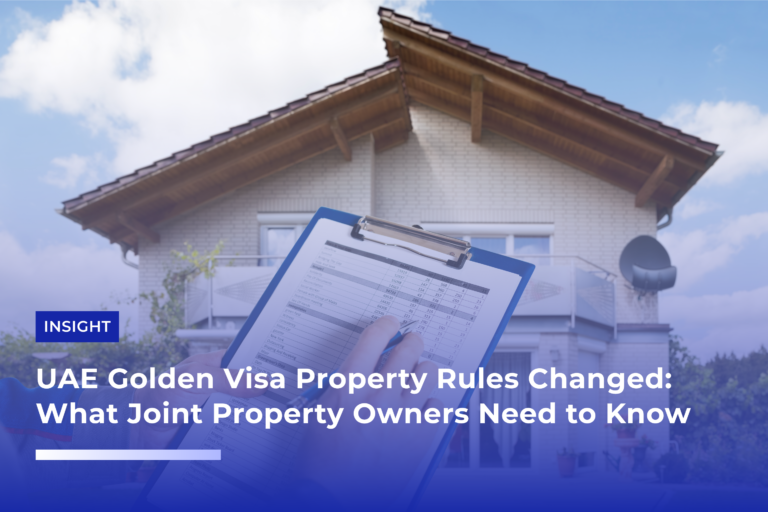 UAE Golden Visa Property Rules Changed: What Joint Property Owners Need to Know